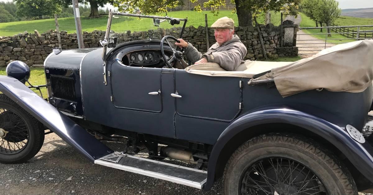 ripon-27th-may-2021-stephen-weld-in-his-crossley-sports-car