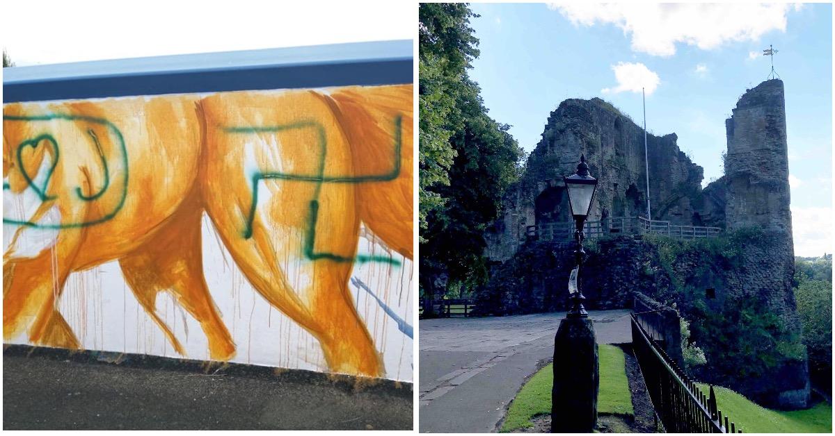 nazi-swastika-graffiti-and-kbro-castle
