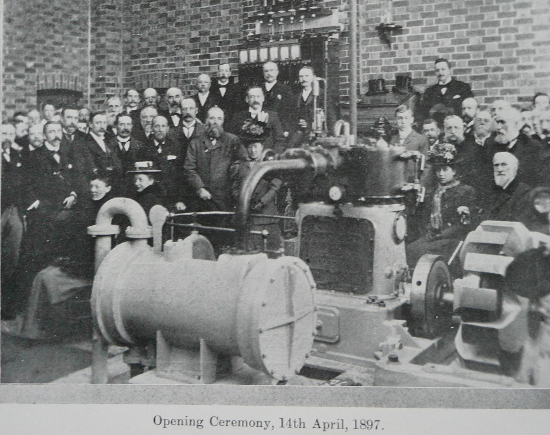 Electricty works 1897 opening ceremony Walker-Neesam archive