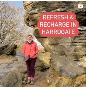 Heather on her travels