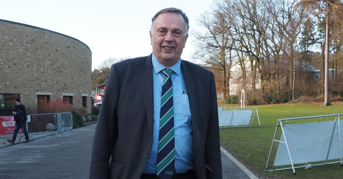 Geoff Brown at Ripon Farm Services' New Year Show last month.