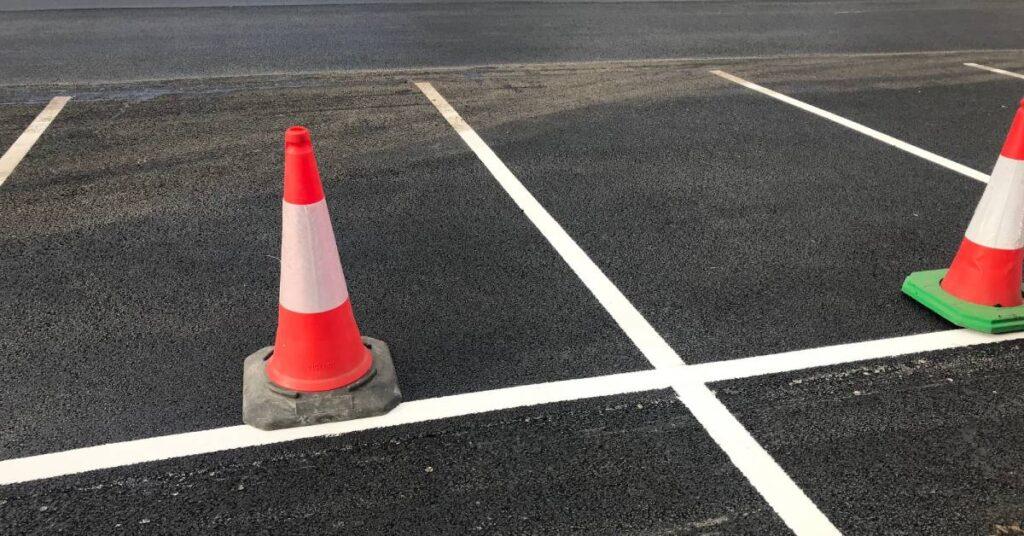 photo of parking bay at Cathedral Car park