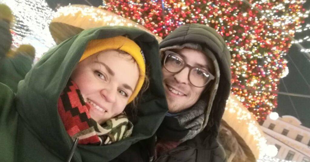 Photo of Lewis Edwards and Tanya