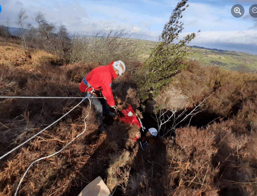 Upper Wharfedale Fell Rescue Association dog rescue