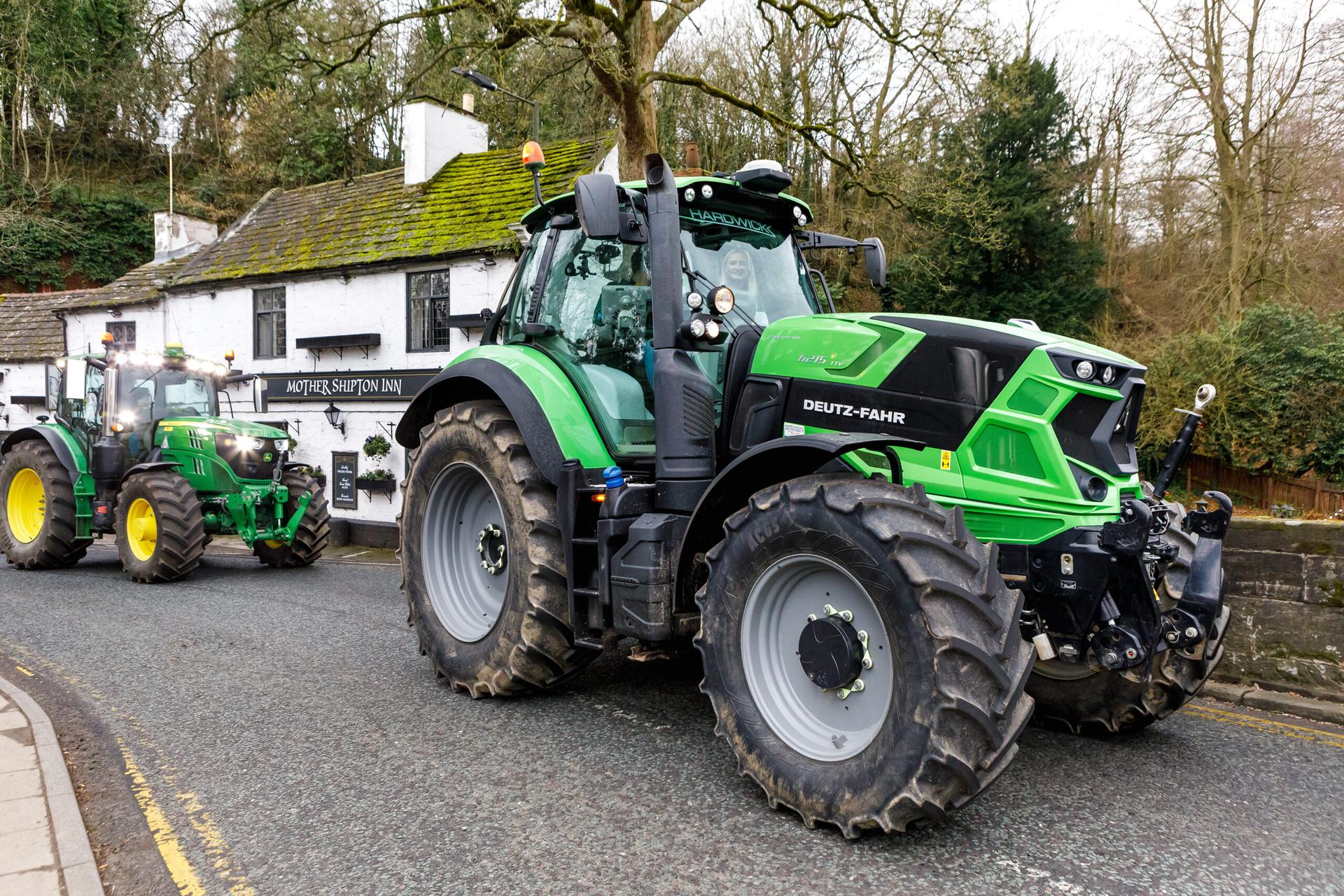 Knaresborough tractor run Pic Charlotte gale