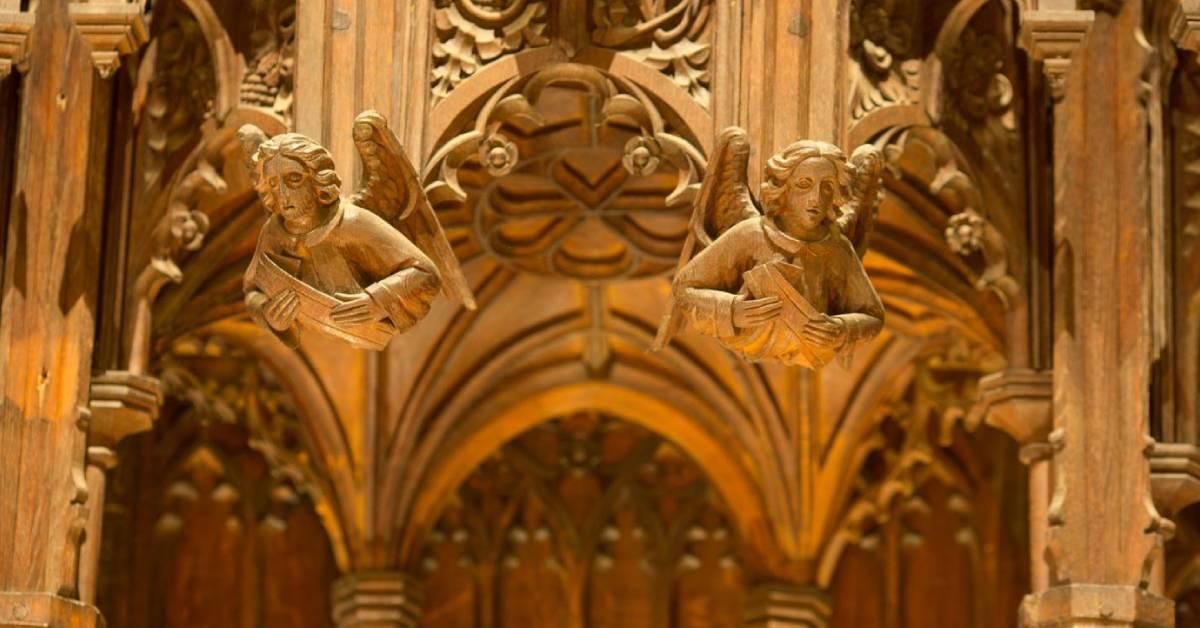 Photo of Angel carving