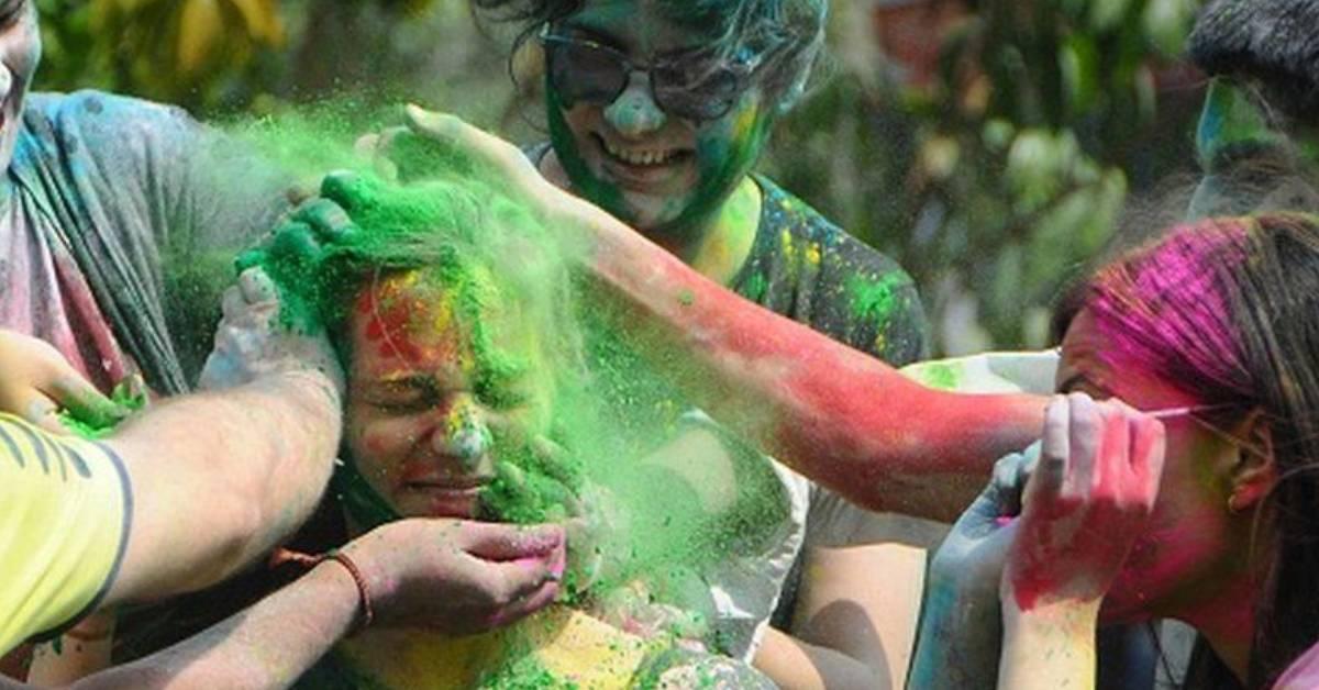 Holi colourful celebration