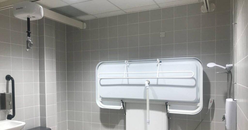 Changing places toilet at Ripon pool