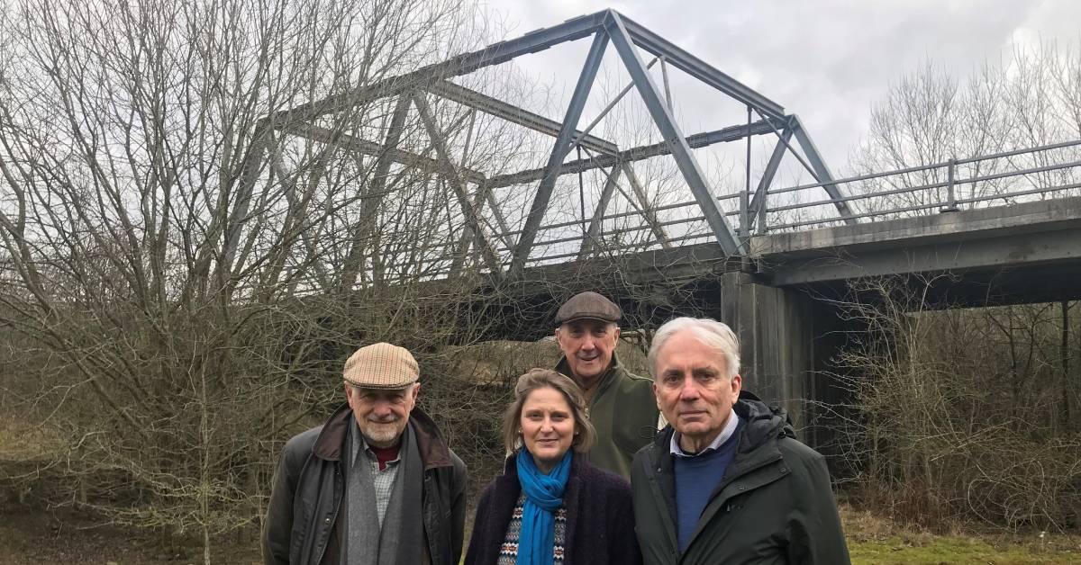 ripon-7th-march-2022-civic-society-and-trustees-at-the-demolition-bridge