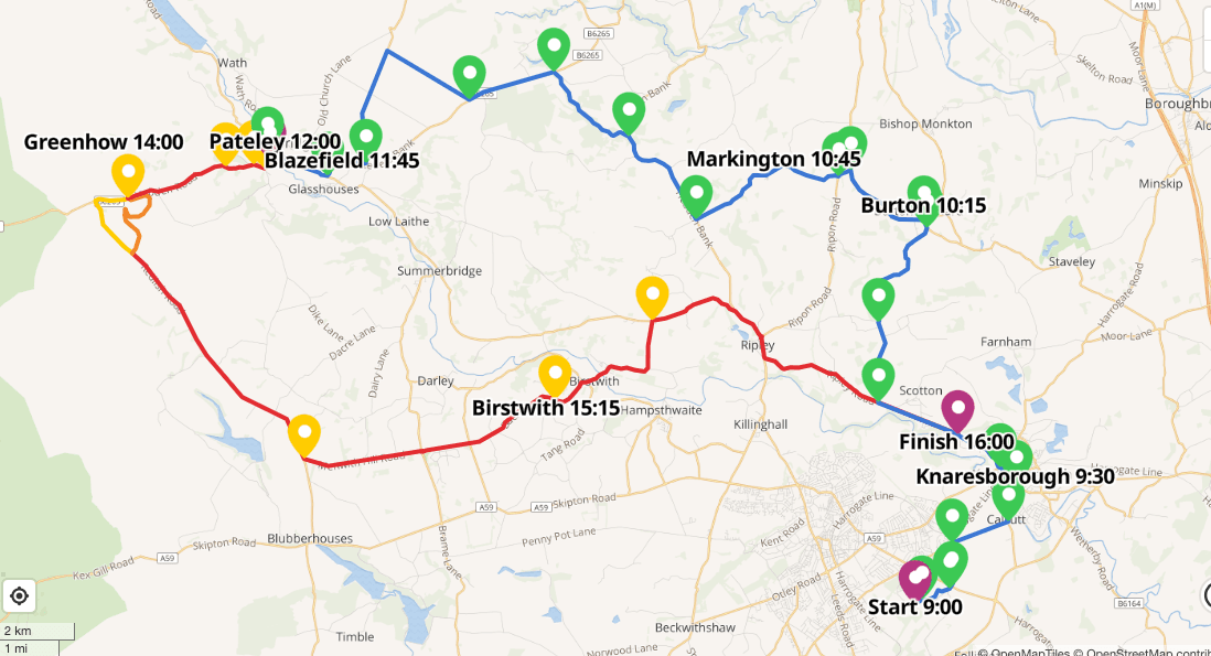 Knaresborough tractor run