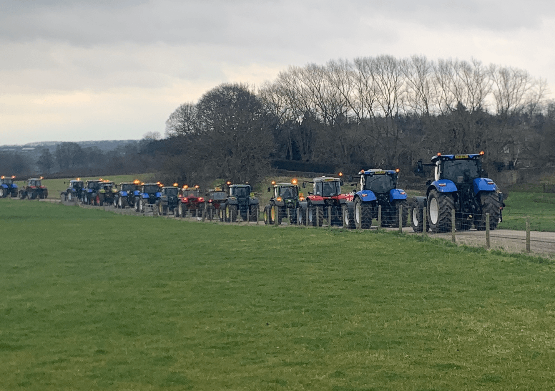 Knaresborough Younf Farmers Club tractor run