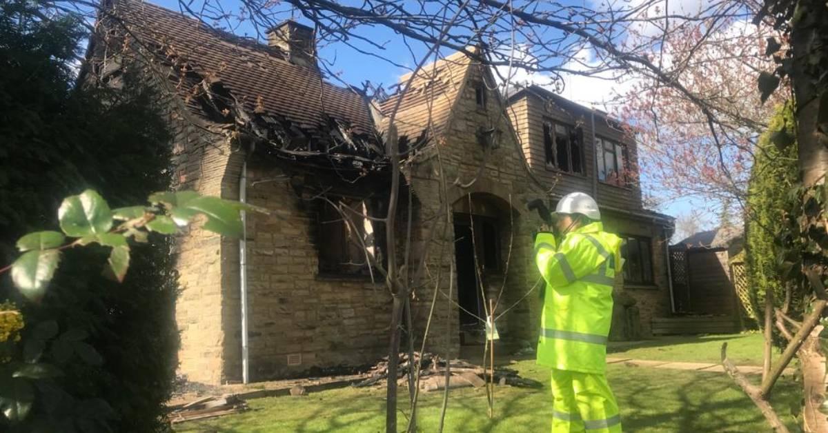 The Brearton house destroyed in the fatal fire