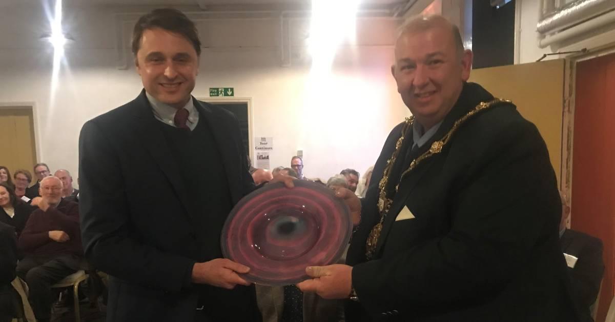 Taylor Plate award to Robert Sterne
