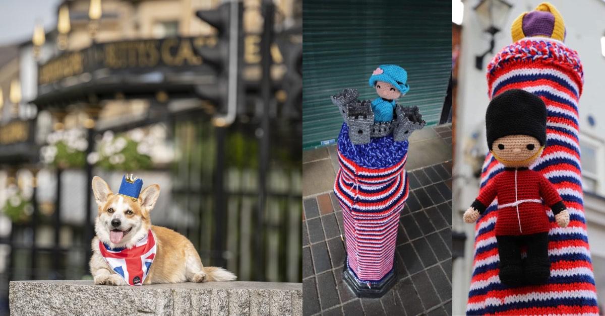 corgi-and-knitted-jubilee-bollard