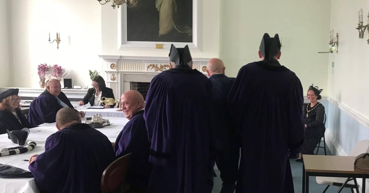 Sid Hawke dragged in to Ripon Council Chamber