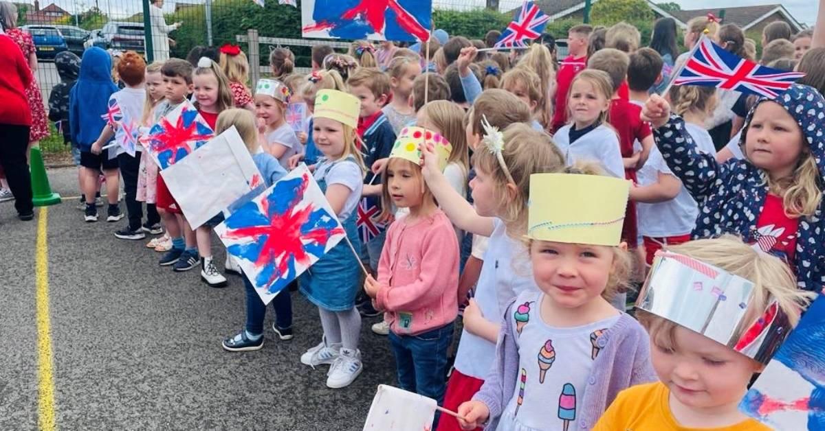 Flying the flag at Moorside Primary