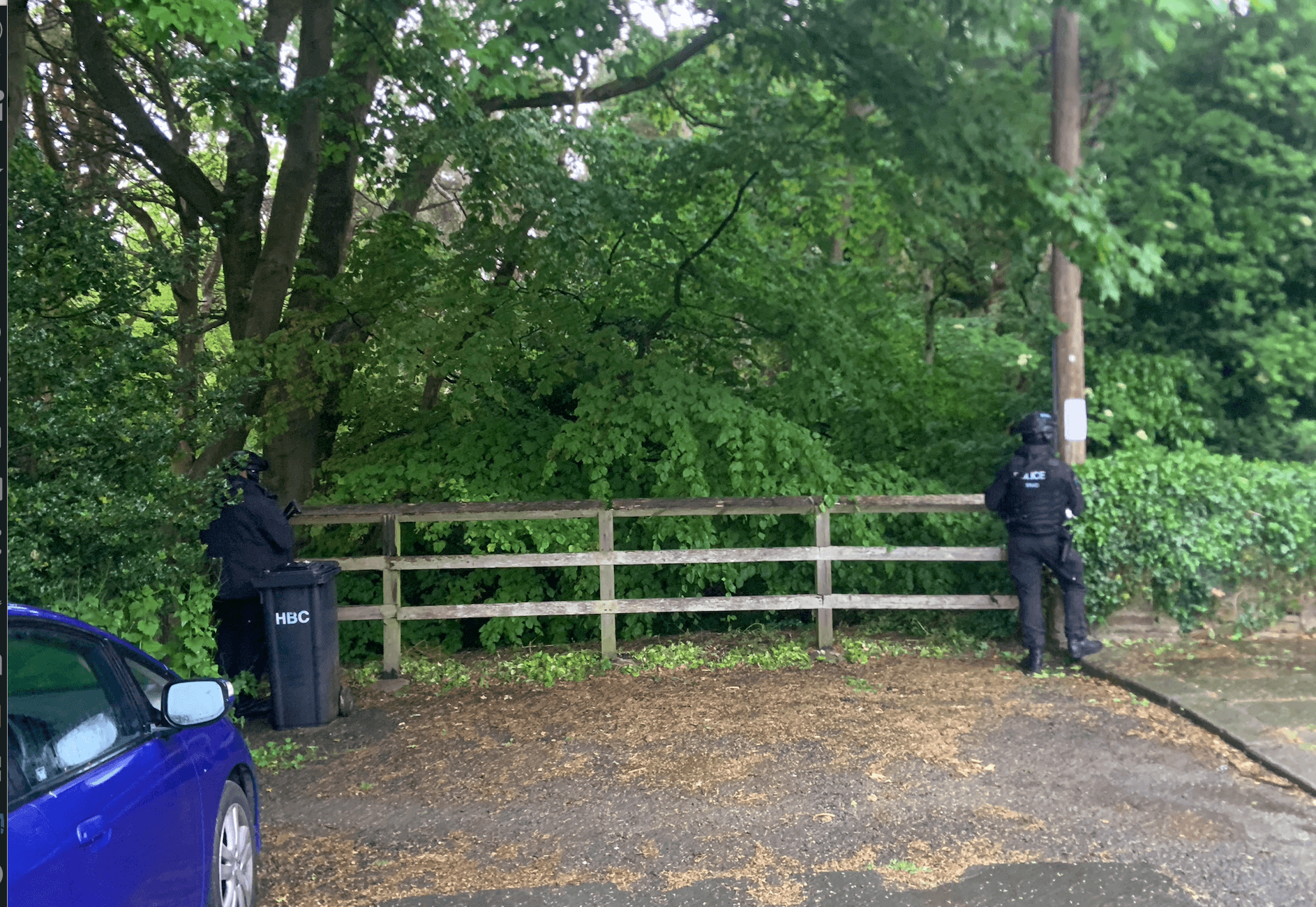 Pinewoods armed police