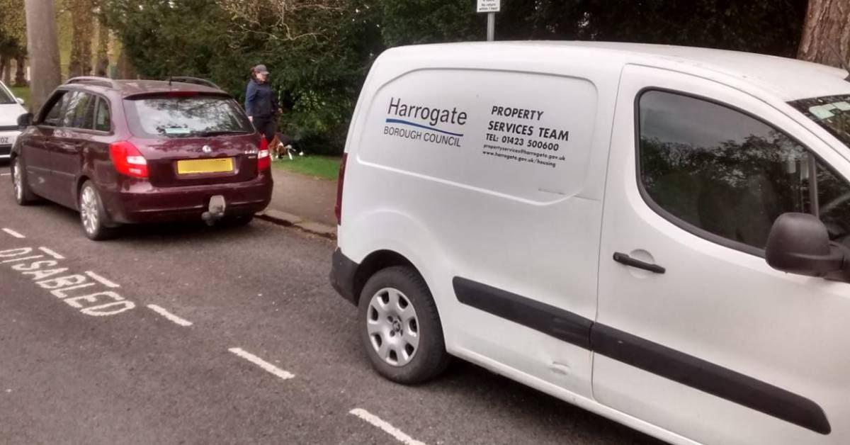 council-van-in-disabled-bay