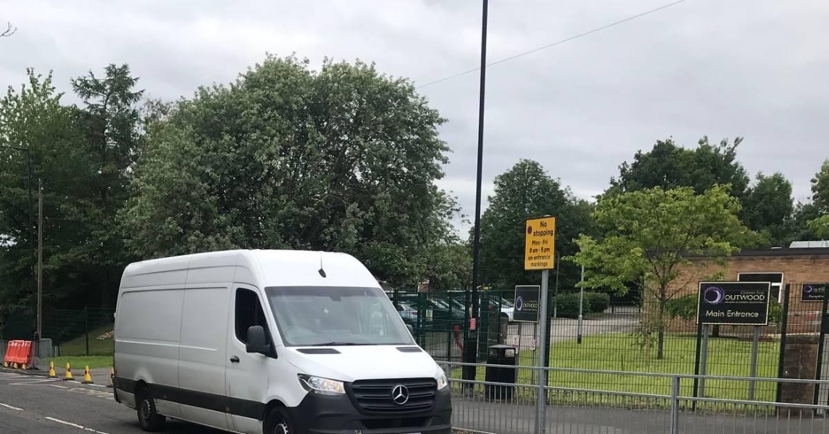 van passing greystone school Ripon