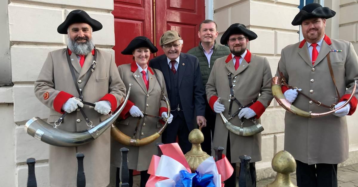 ripon-4th-june-2022-hornblowers-at-ripon-town-hall