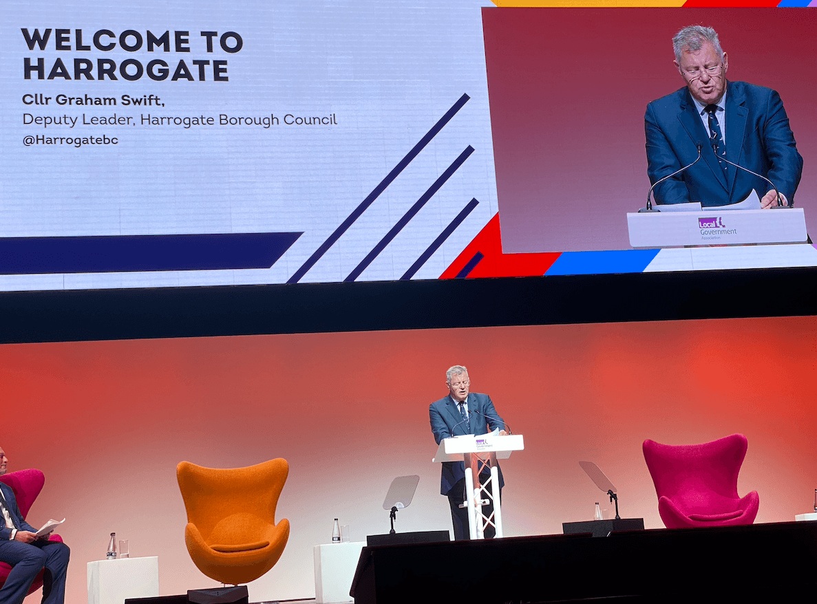 Graham Swift at LGA conference