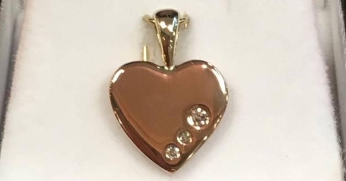 Gold and Diamond heart