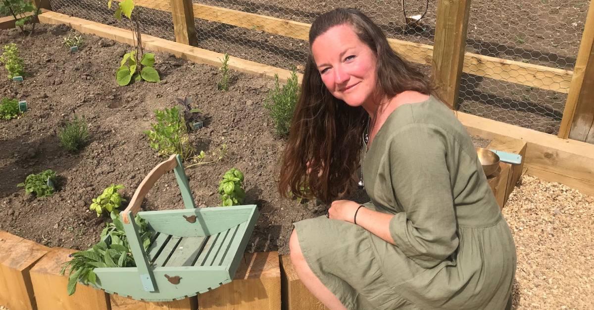 Katie Kavanagh at the Acorn Garden