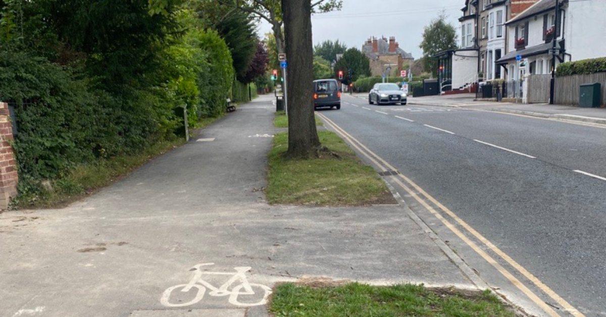 Otley Road cycle path