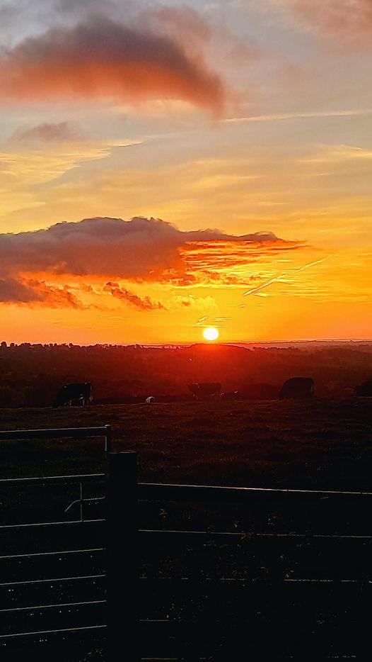 Sunrise near Brimham Rocks