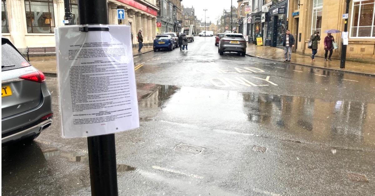 James Street traffic order