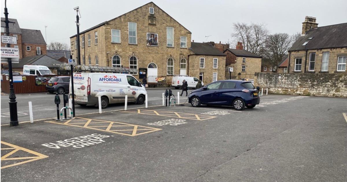 Chapel Street car park EV electric vehicles