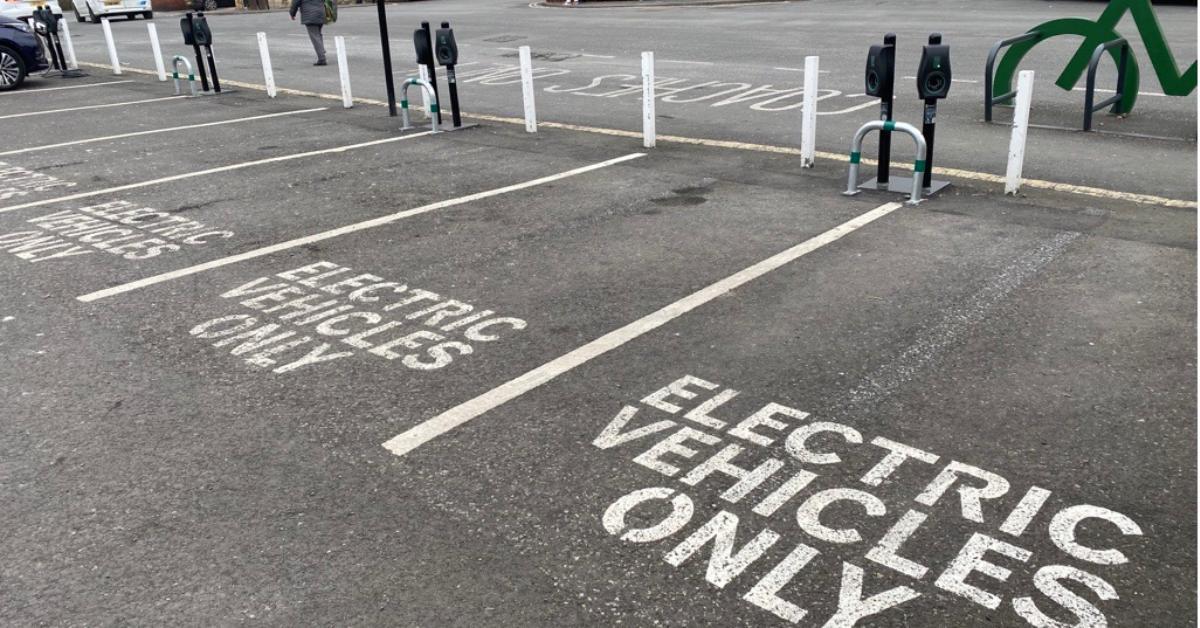 Electric vehicle EV Chapel Street car park parking