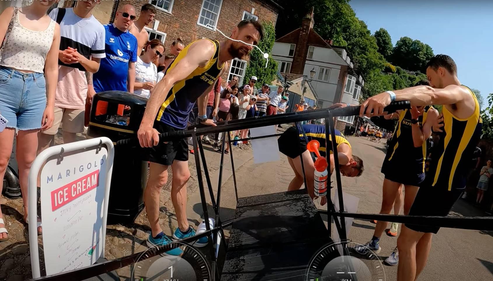 Knaresborough Striders bed race