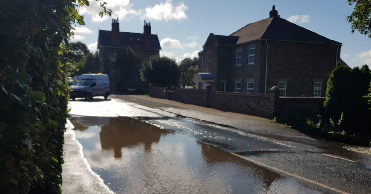Flooding on Dishforth Road