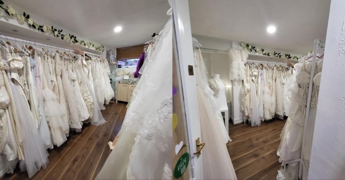 Gail's Wedding Boutique dresses.