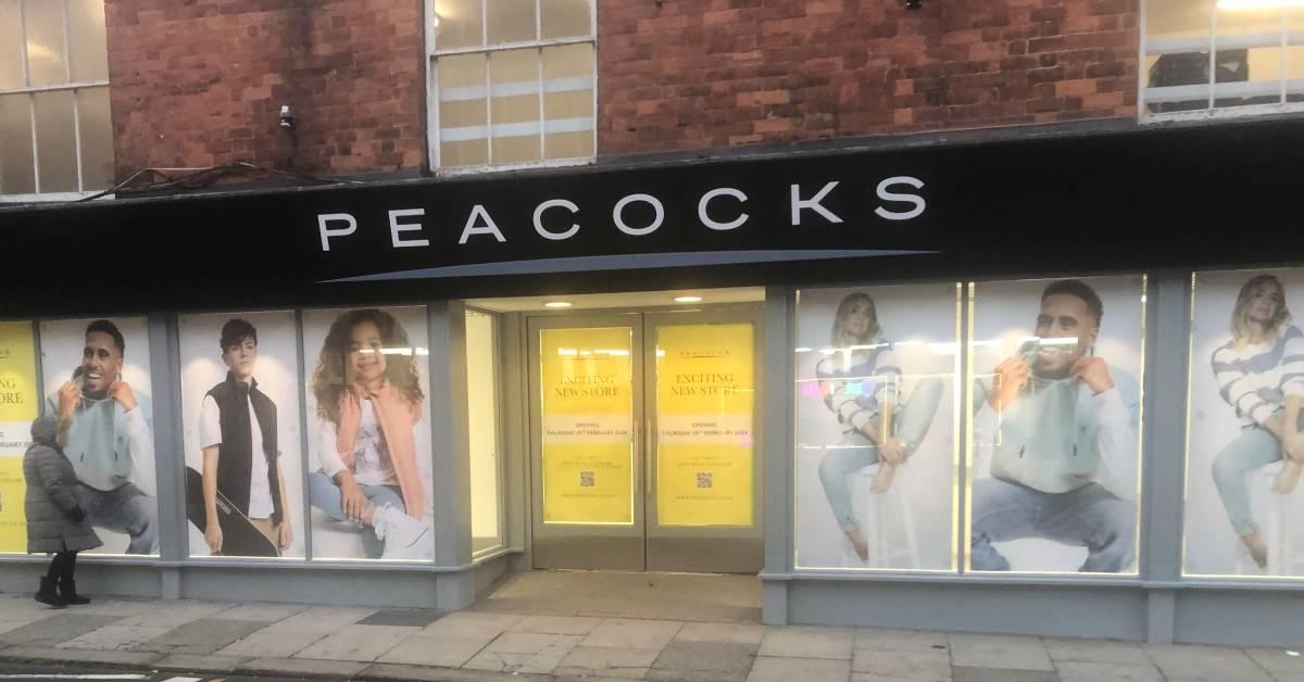 Fitting out is currently underway at the new Peacocks store