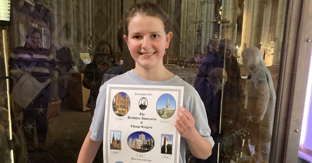Ripon 13-year-old becomes youngest qualified bell-ringer