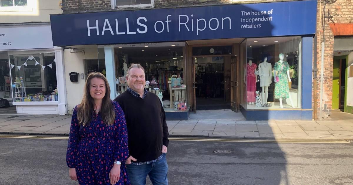 ripon-29th-march-2024-zoe-wotherspoon-and-mike-cooper-at-halls