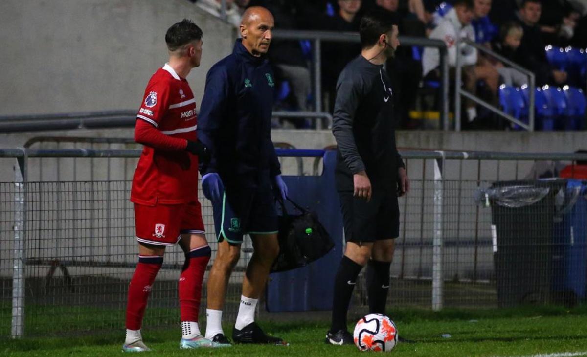 Photo of Liam Chapman, physiotherapy lead at The Duchy Hospital in Harrogate, who has been chosen to accompany the England football team to the Seniors World Cup in Thailand this summer.