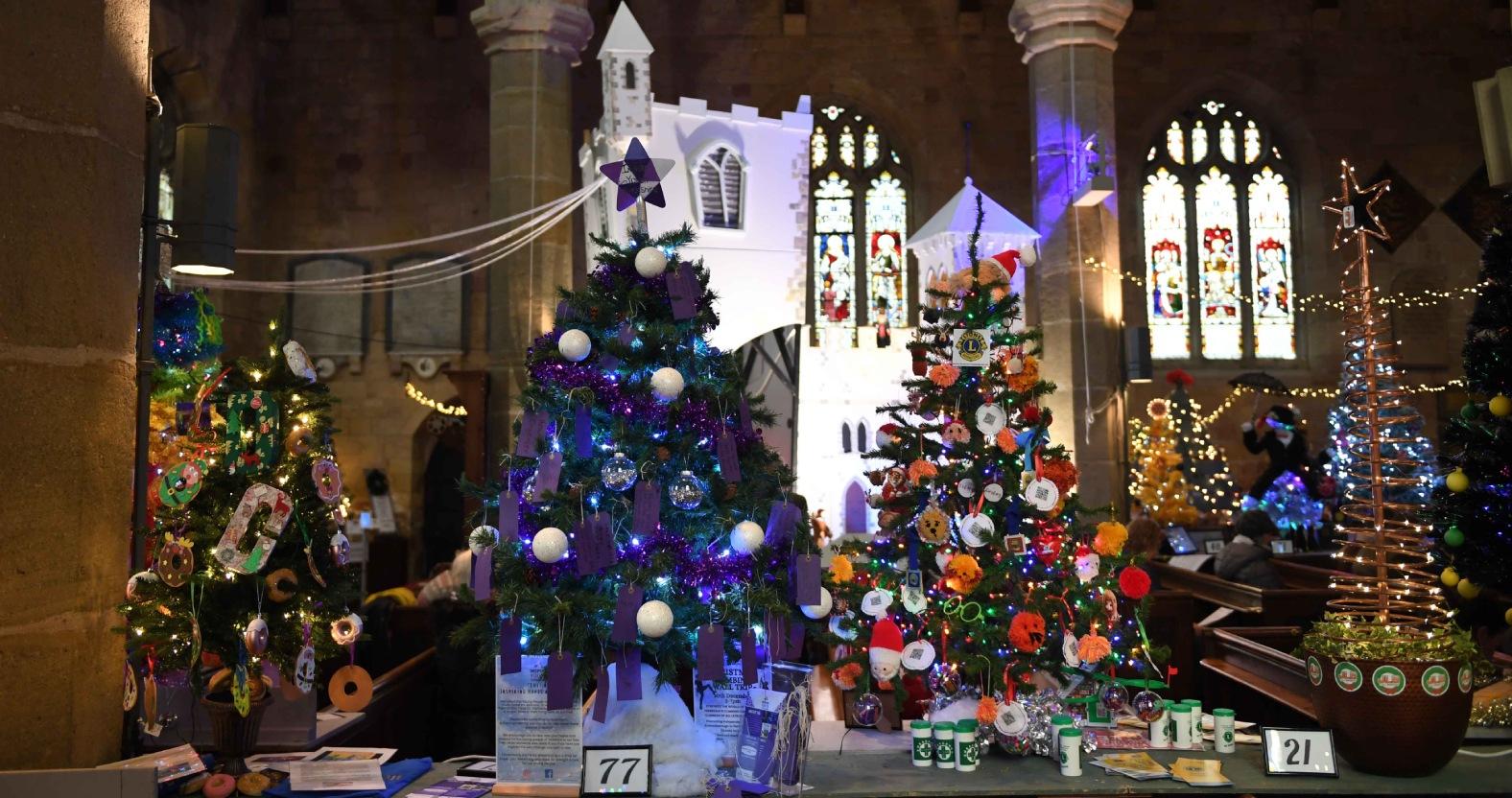 christmas-tree-festival-st-johns-church-knaresborough-pictured-some-of-the-trees-on-display-picture-gerard-binks