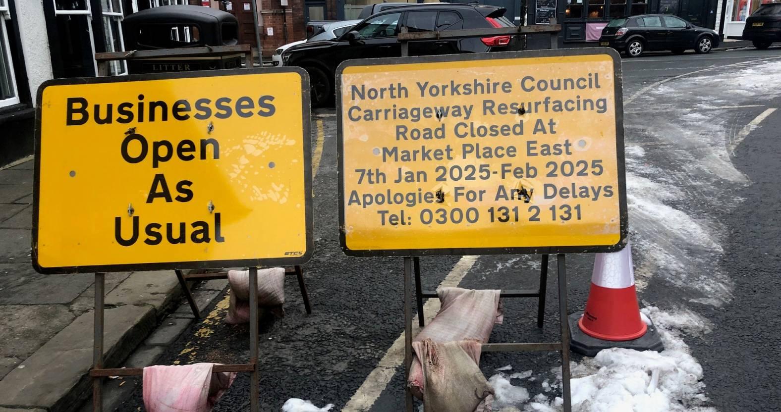 ripon-7th-jan-2025-businesses-open-as-usual-sign