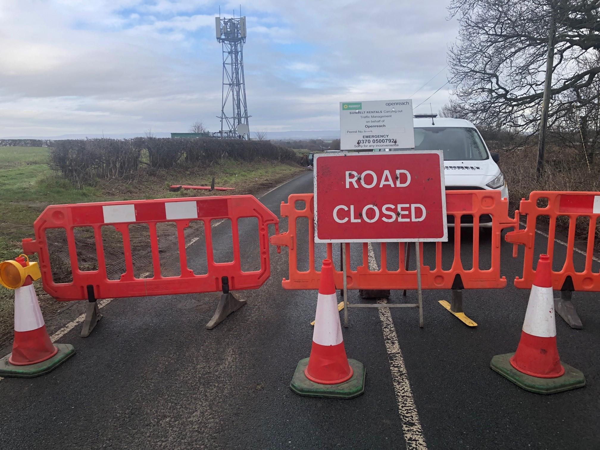 ripon-4th-feb-2025-disforth-road-closed
