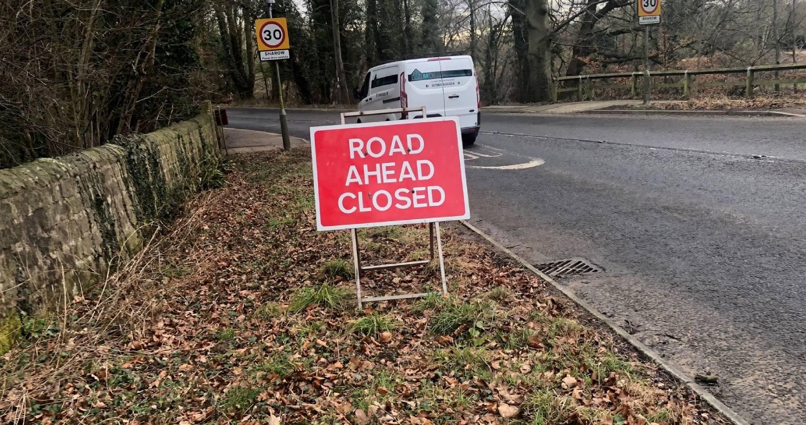 ripon-4th-feb-2025-road-closed-sign-dishforth-road