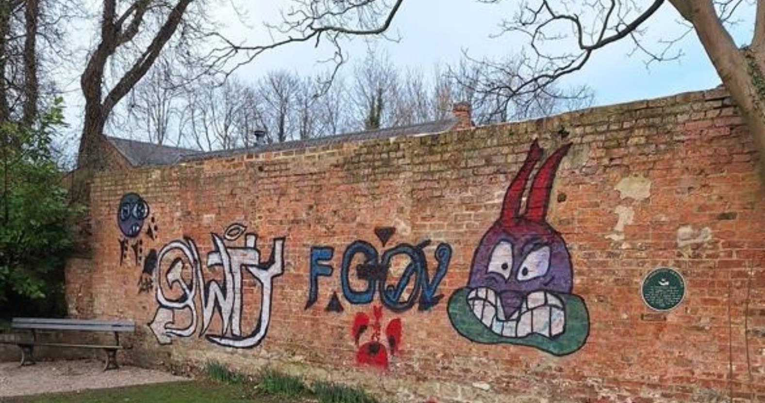 ripon-6th-march-2025-graffiti-in-temple-park