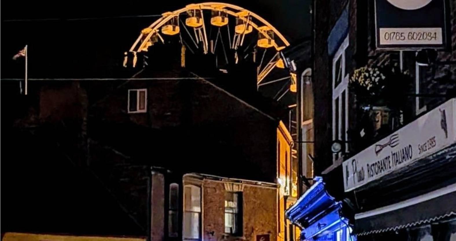 ripon-28th-april-2025-big-sky-wheel-at-night