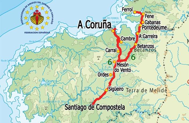 caminoingles-map-spain