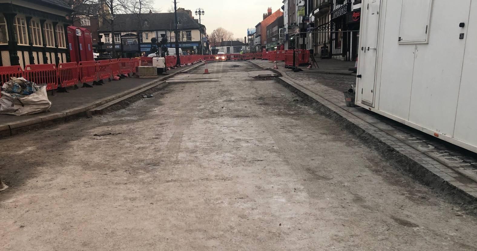 How is Ripon city centre resurfacing progressing?