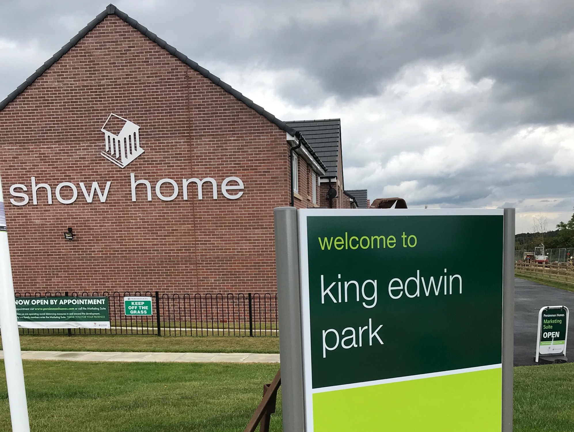 King Edwin Park at Penny Pot Lane is being constructed by Persimmon Homes