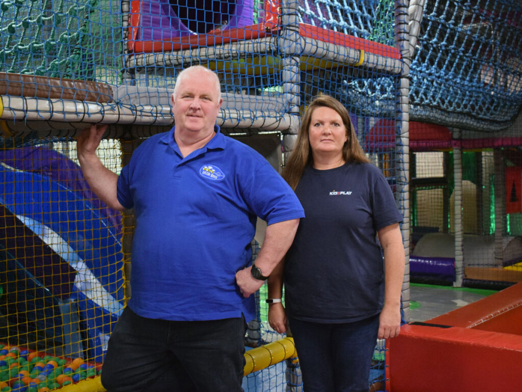 Kidzplay owners at the centre