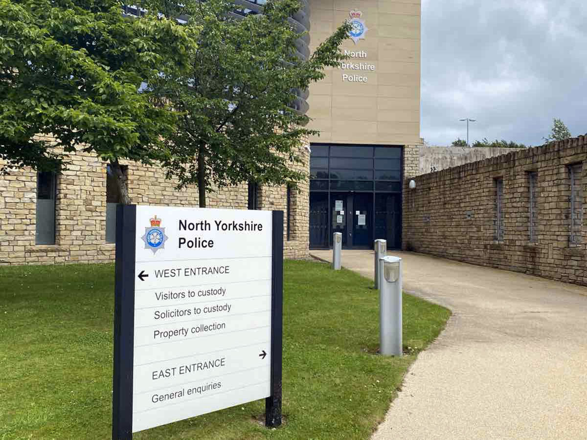 North Yorkshire Police headquarters entrance